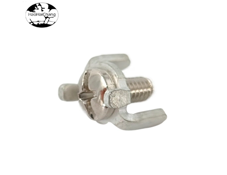 HHC-0417 Non-standard assembly parts Screw copper tinned bracket Screw terminal