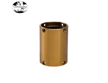 Brass Internal spline processing of internal gear sleeve, reducer internal gear ring accessories