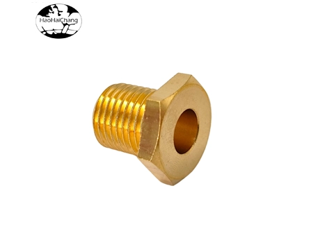 HHC-771 Copper external thread plug hexagonal external thread plug copper plug external thread terminal pipe fittings