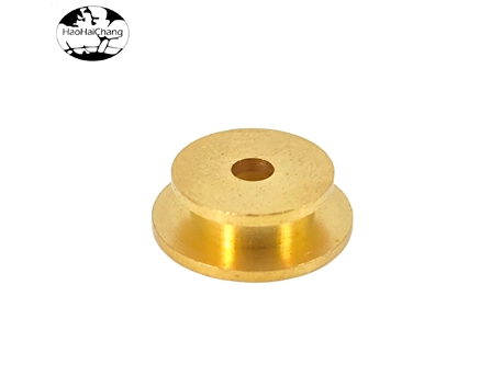 HHC-778 CNC turning CNC lathe processing brass sleeve bushing