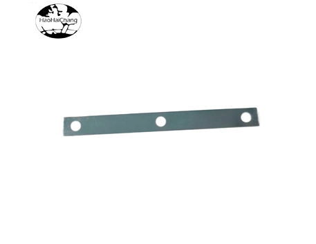 HHC-0524 Non-standard precision metal stamping connection adapter copper busbar blue zinc-plated copper gasket