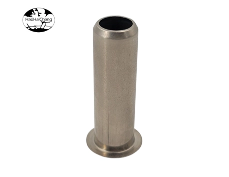 HHC-DDP-11 Deep Drawing stainless steel hollow step sleeve mechanical parts bushing extended round tube sleeve