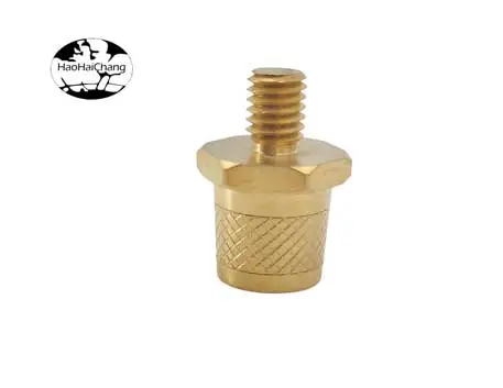 HHC-769 Brass M6/M8 Terminal Blocks Car Battery Connector Accessories Solid Cross Recessed Round Copper Studs