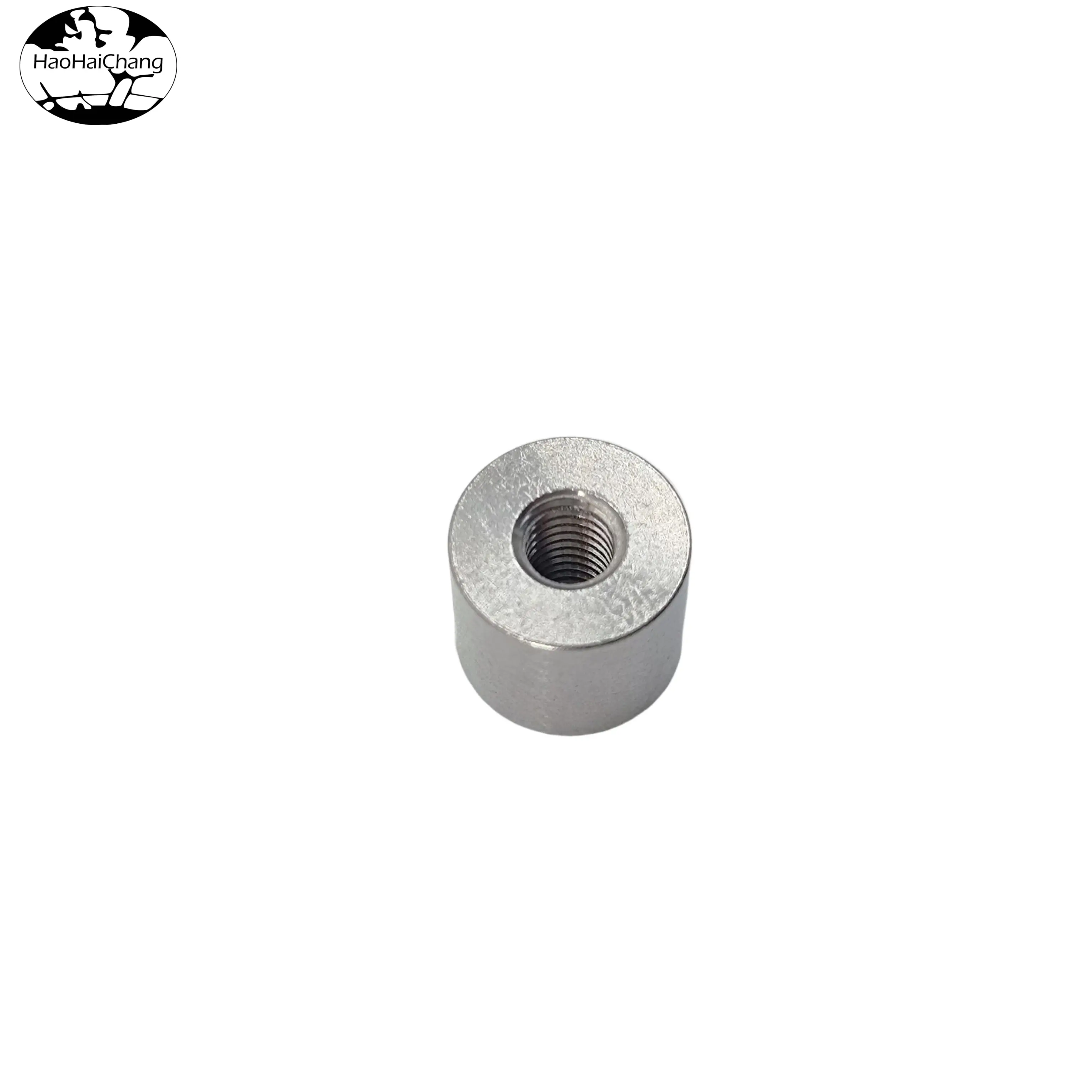 HHC-0471 Automatic lathe processing custom non-standard parts stainless steel internal thread stud cylindrical nut