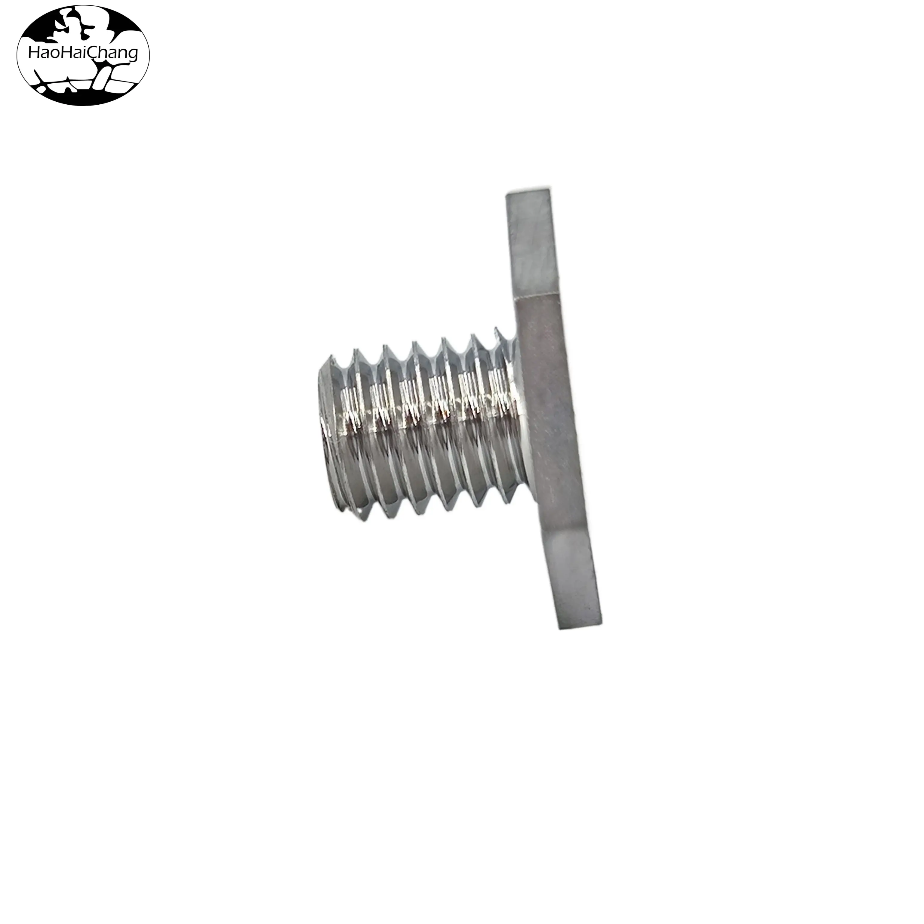 HHC-0476 CNC machining, custom non-standard parts, stainless steel hexagonal flat head M6 screws, screw studs