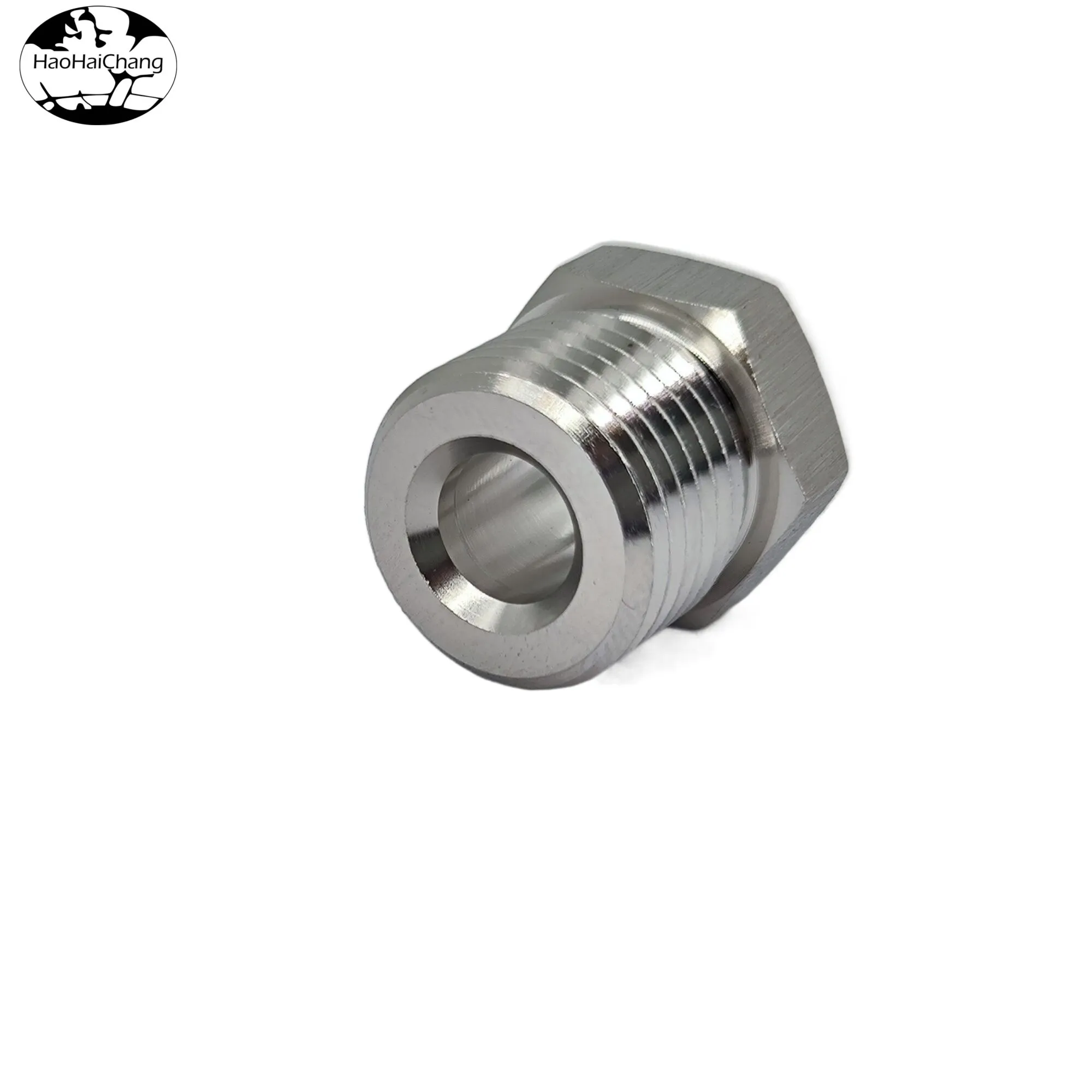 HHC-0575 Metal Stainless Steel Hexagonal Threaded Bushing Stud