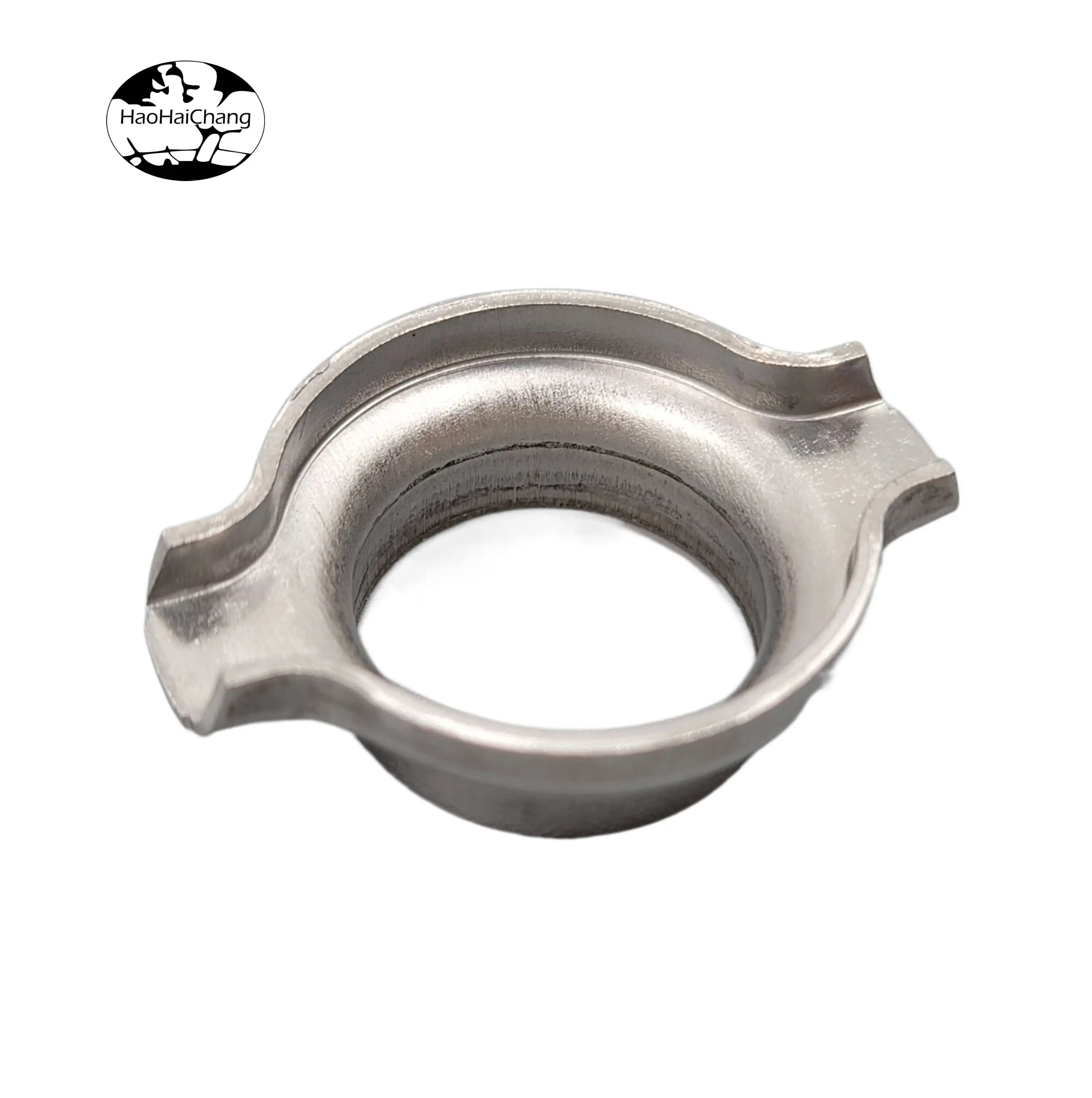 HHC-0369 OEM custom precision stamping parts stainless steel bracket round hole connection components