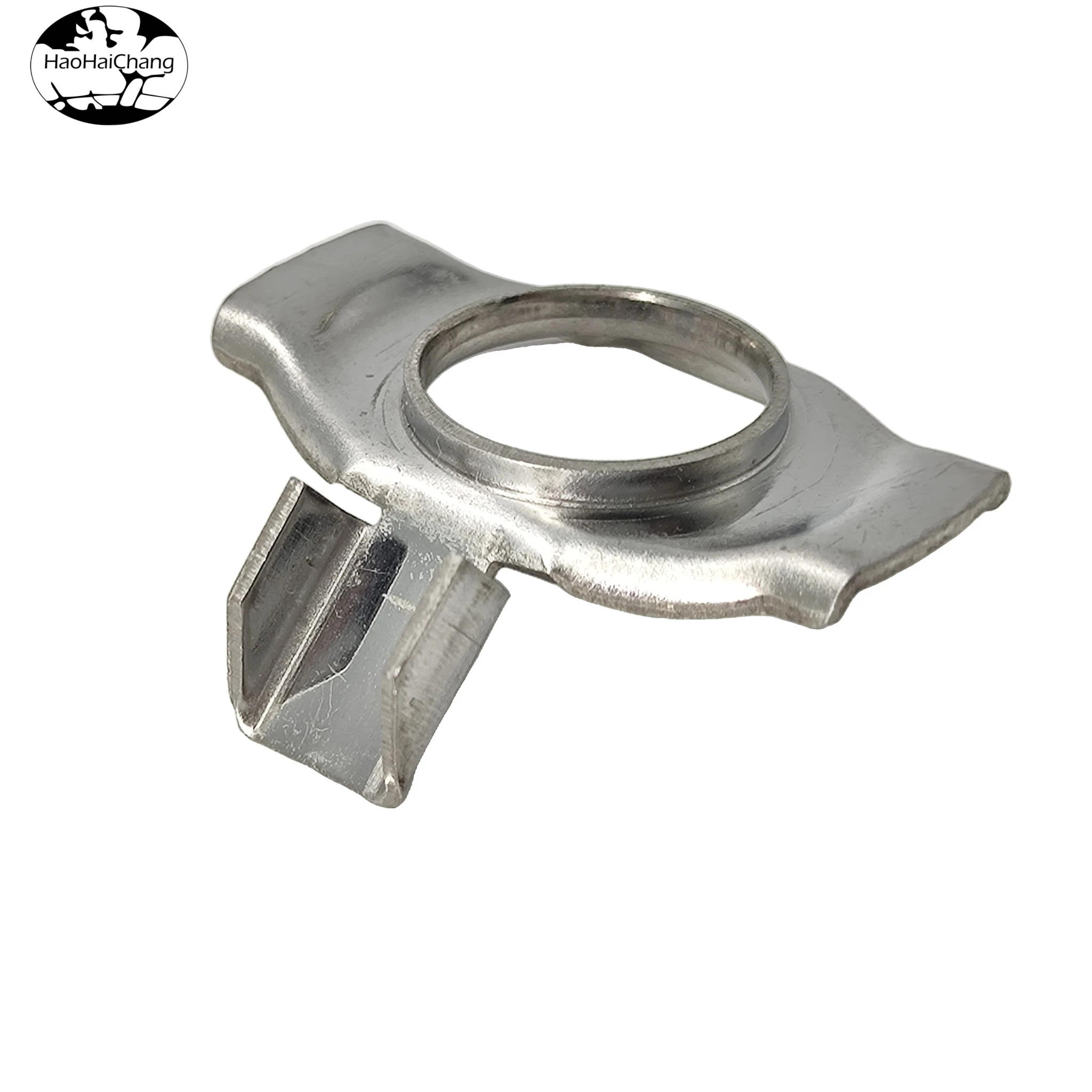 HHC-0374 OEM non-standard precision stamping parts Stainless steel special-shaped brackets Metal plug-in fasteners