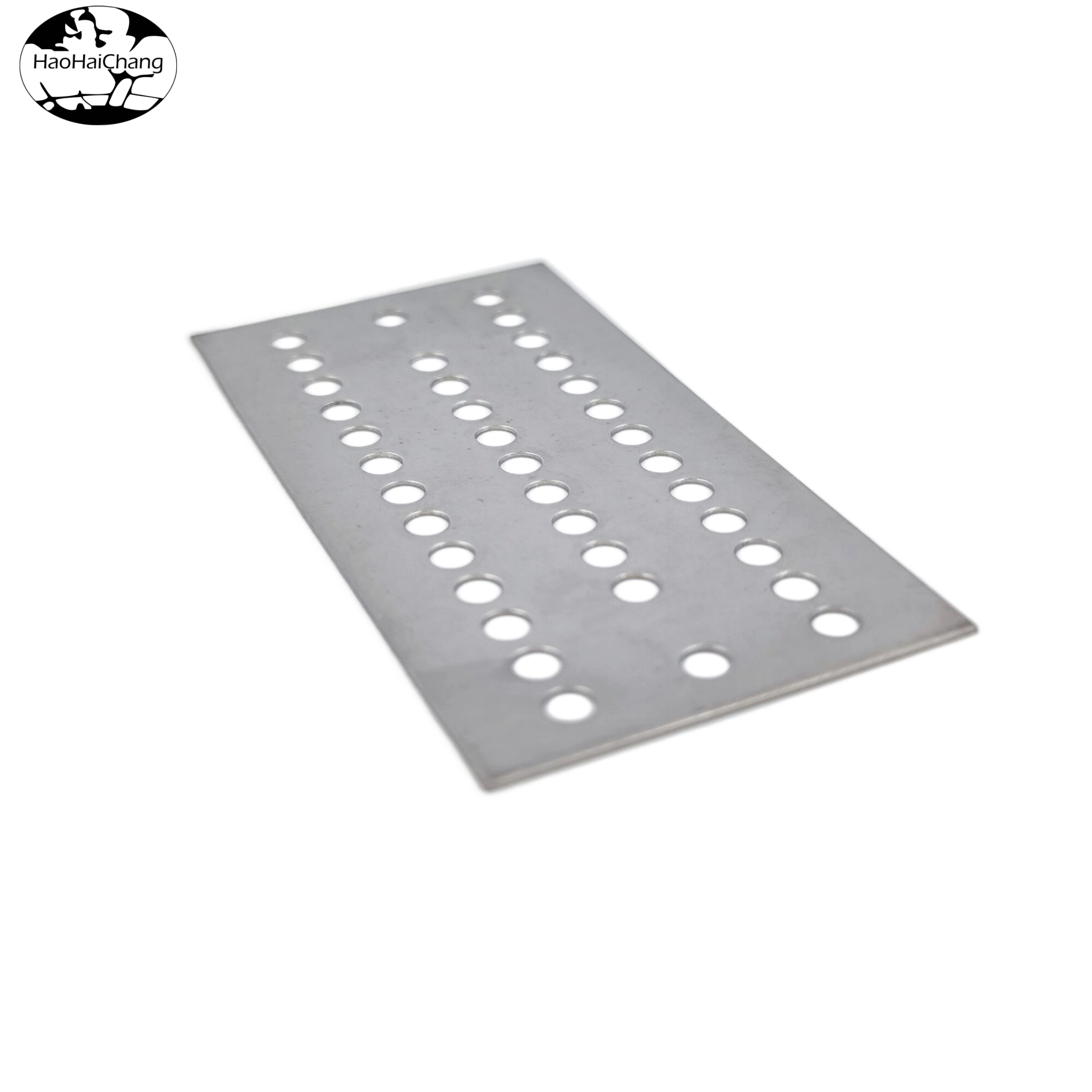 HHC-0391 Non-standard custom stamping parts Stainless steel perforated bracket Fasteners