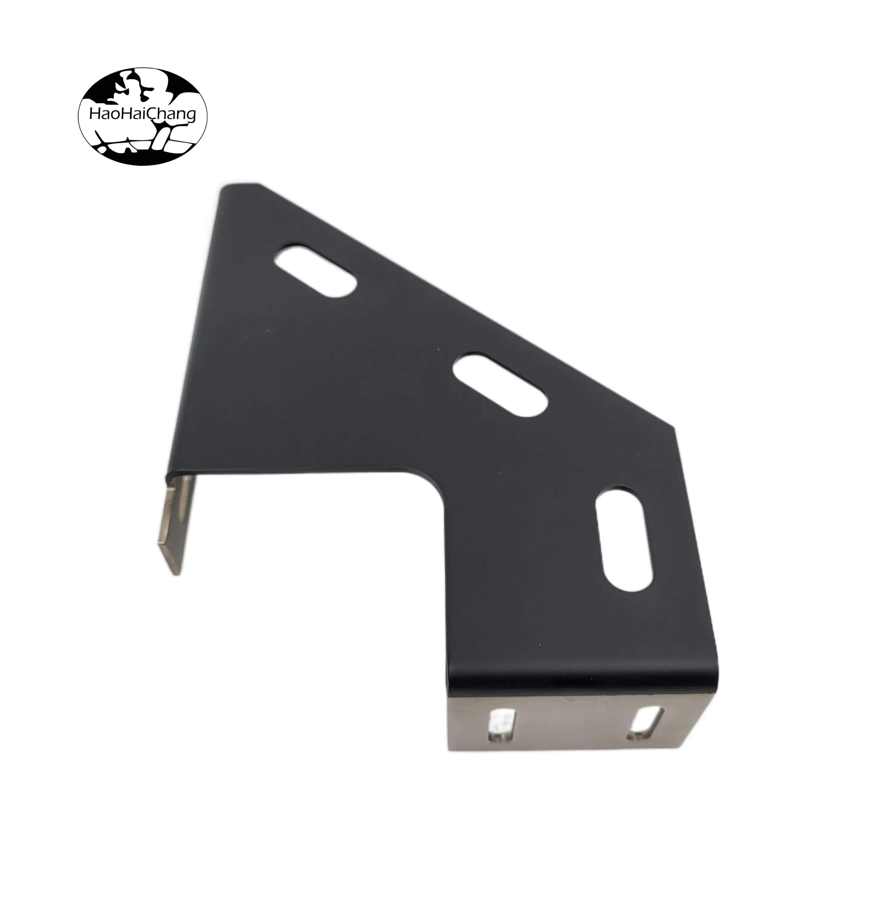 HHC-0392 Metal Angle bracket connector Black angle bracket