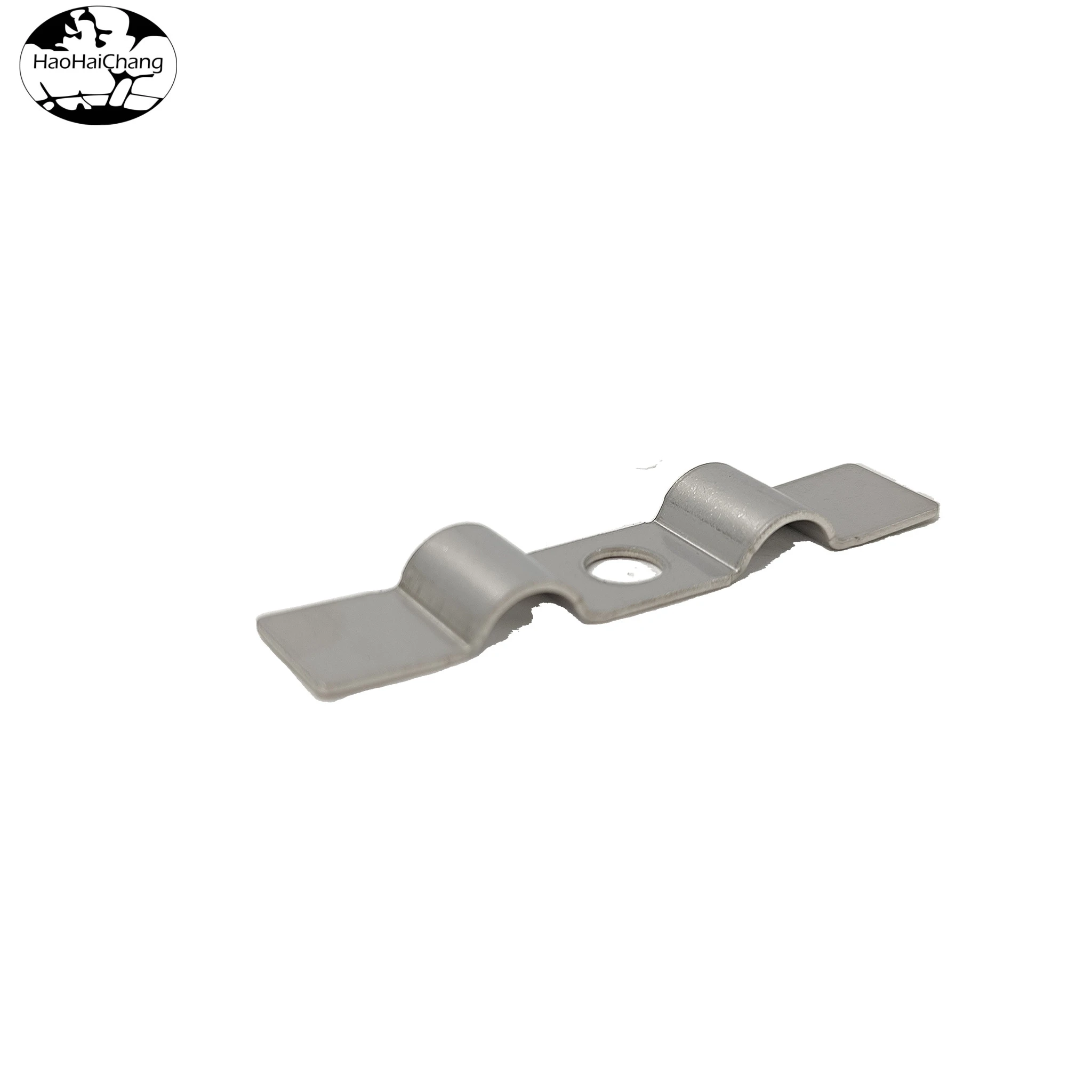 HHC-0398 Metal Stainless Steel Stamped Bracket with Central Mounting Hole