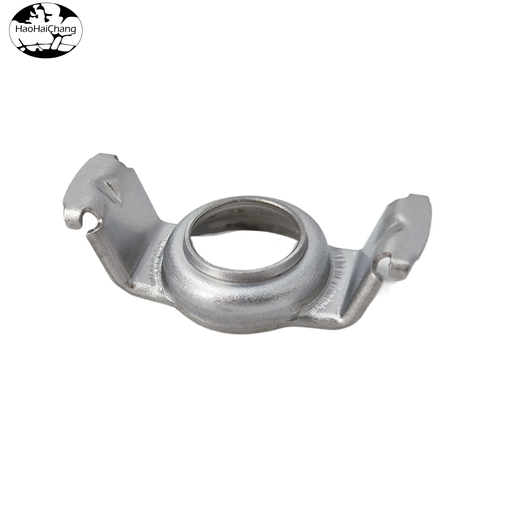 HHC-0402 Non-standard custom stamping parts Stainless steel single hole U-shaped embedded bracket Connecting fasteners