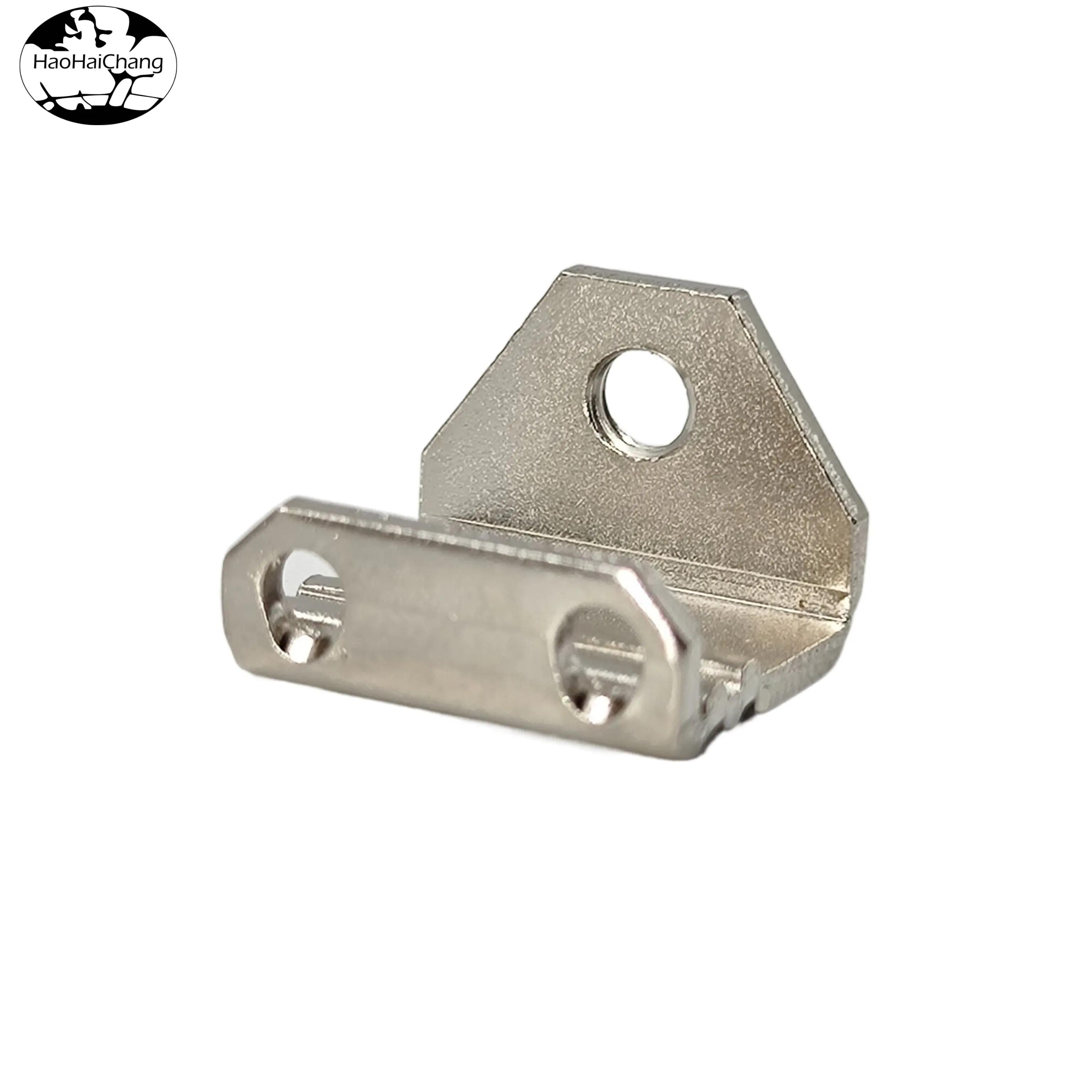 HHC-0411Customized Non-standard Stampings Auto Parts Fasteners Nickel Plated Steel Brackets