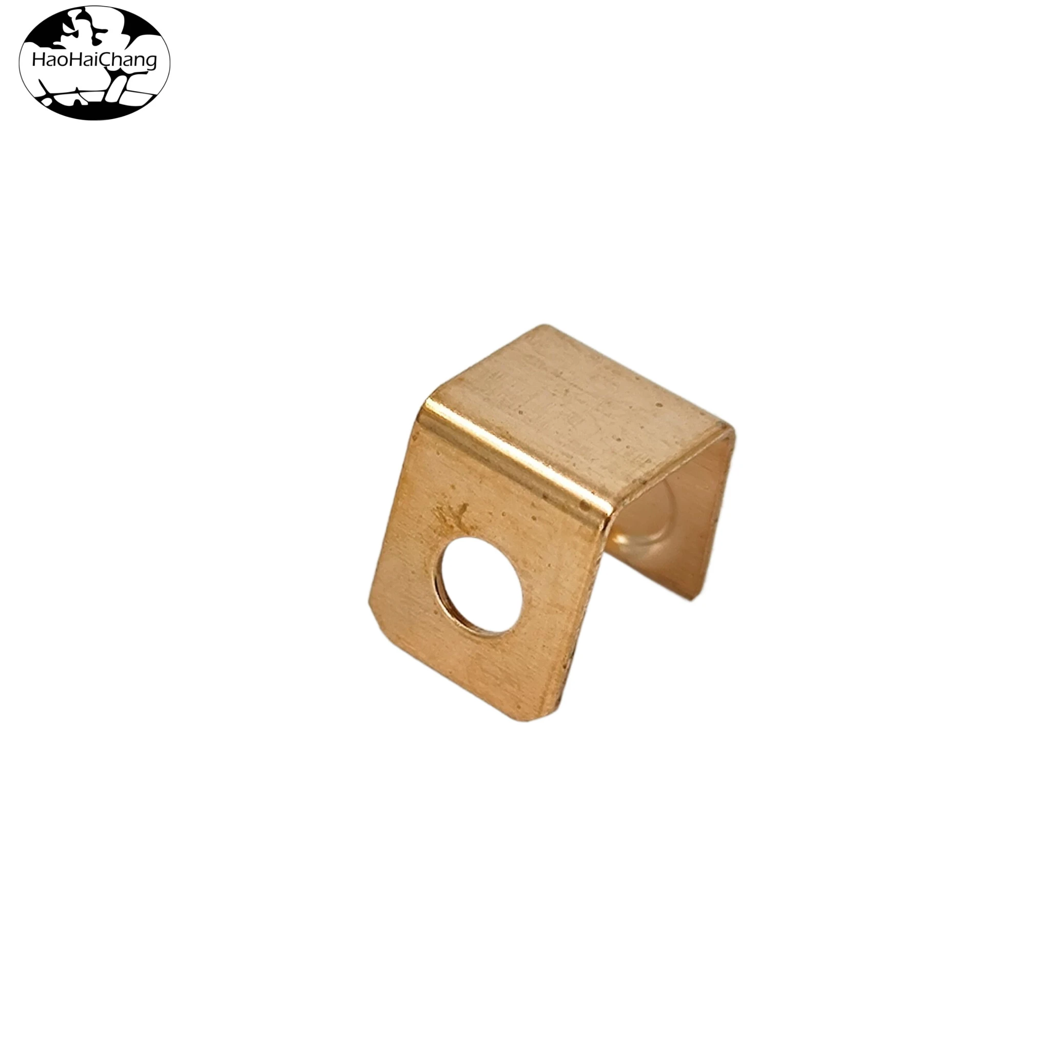 HHC-0427 Non-standard custom stamping parts Phosphor bronze contact piece Contact bracket fixing piece