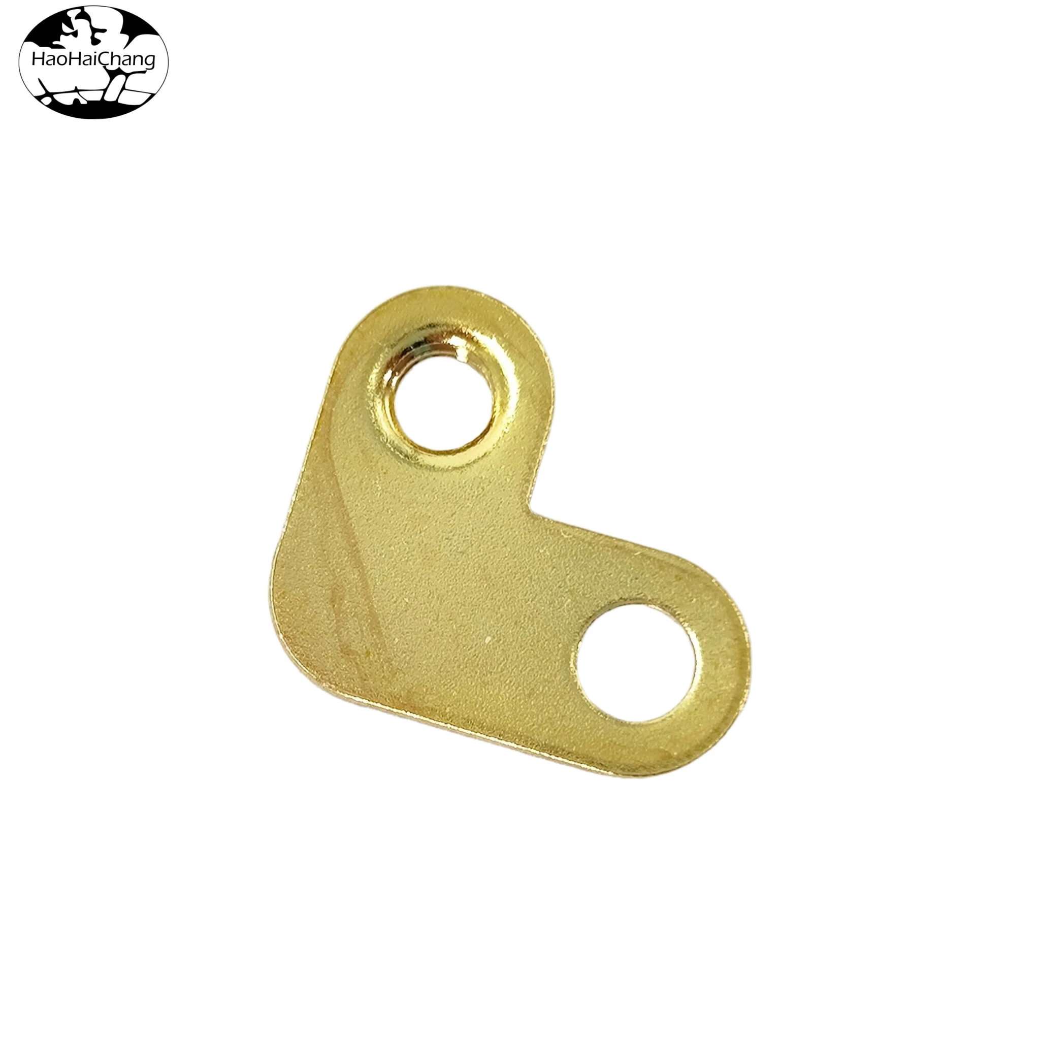 HHC-0429 Brass Stamping L-Shaped Electrical Connector Plate Parts