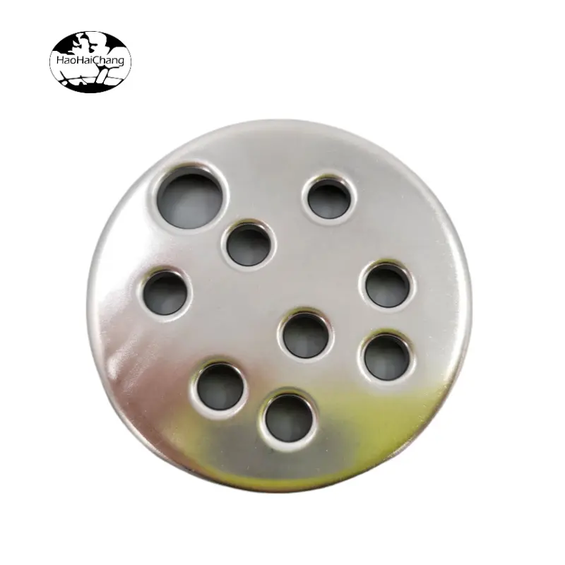 HHC-454 Customize Metal Cover Lids Cap Buckle With Thread  Joint Connector Frames Parts