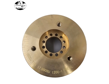 HHC-1059 CNC Machining Brass Flange Bearing Caps