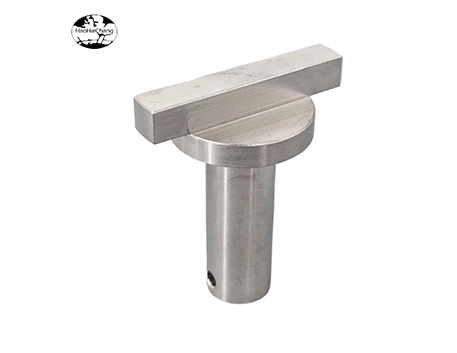 HHC-1122 CNC machining, custom stainless steel T-shaped connector, connecting shaft, knob switch